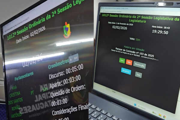 Câmara Municipal realiza primeira sessão ordinária de 2026 com avanços na modernização