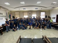 Alunos do SESI visitam a Câmara Municipal e vivenciam na prática o funcionamento do Poder Legislativo